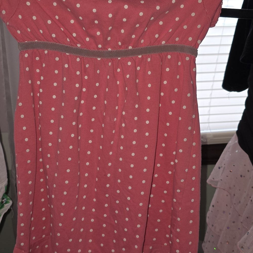 Pink Polka Dot Dress